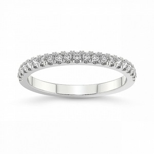 Everyday Half Eternity <b>Row</b> Lab Grown Diamond 0.25 Ct Tw 14K Solid Gold FG Color VS Clarity 21 Diamond Anniversary Jewelry - Product Image 2