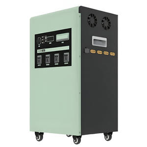 Station d'alimentation portable à roulettes 51,2 V 105 Ah 3000 W, station de charge pour le camping en plein air, générateur de charge rapide, batterie externe - Product Image 1