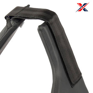 ชุดชกมวยขาหนีบสำหรับผู้ชายมาใหม่2024ชุดป้องกันขาหนีบหนังแท้ปรับสีพื้นสีทึบสินค้าขายดี - Product Image 6