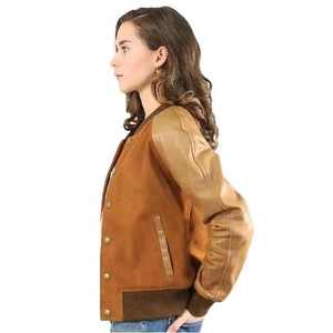 Chaqueta universitaria de moda para mujer, ligera, duradera, de punto de algodón, transpirable para otoño, ropa informal o deportiva - Product Image 2