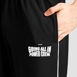 High Waist Sporty Style Black Trail <b>Trousers</b>-XL Lightweight Outdoor Pants with Customizable Logo Zipper Decorations Colored Wash - Product Image 6