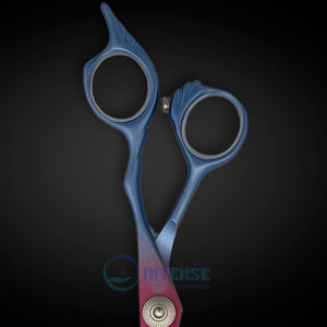 Ensemble de ciseaux à cheveux professionnels en acier inoxydable 440C avec revêtement en titane, ciseaux de coupe et de texturation, outils de salon - Product Image 5