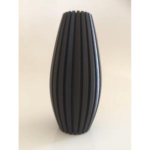 Industry Trending Simple Design <b>Flower</b> <b>Vase</b> Metal Aluminum <b>Black</b> Color Tabletop Decoration Customize Logo & Size - Product Image 6