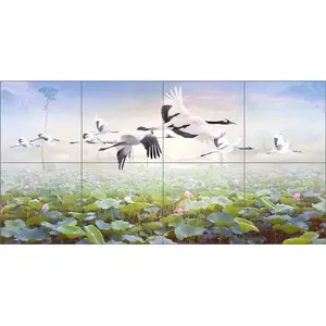Azulejo asiático Backsplash Steve Hunziker Bird Art Mural de cerámica Mural de pared de OB-SH812 - Product Image 1