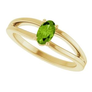 Anillo de Oro Amarillo de 14K Stuller, Estilo Romántico Vintage, con Diamante de Corte Ovalado, Baño de Rodio, Geométrico, para Uso Diario - Product Image 5