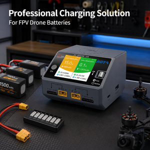 Chargeur de batterie LiPo intelligent HOTA D6 650W double canal 15A pour drone FPV, voiture et bateau RC - Product Image 5