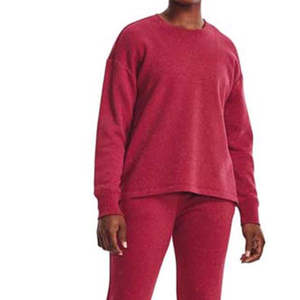 เสื้อฮู้ดดี้และเสื้อสเวตเชิ้ตลำลองสำหรับผู้หญิงมาใหม่สำหรับฤดูหนาว ระบายอากาศได้ดี ผ้าฝ้ายคุณภาพสูง รับสกรีนโลโก้ สีสันหลากหลาย สไตล์สตรีทแวร์ คอกลม - Product Image 5