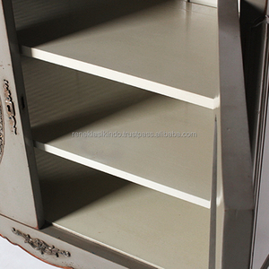 Série de placards pour enfants 2614 en acajou et rotin 102x42x95 cm Prix économique - Product Image 5