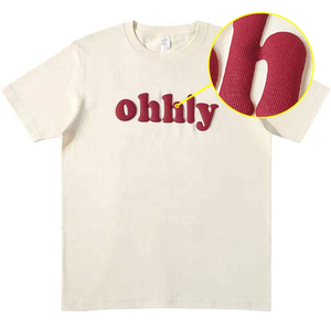 Camiseta de Hombre de Nuevo Diseño, Personalizada, Clásica, de Manga Corta, Transpirable, Fabricada en Fábrica, Camisetas con Estampado Puff Transpirables para Hombre - Product Image 1