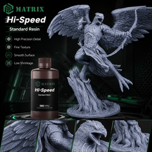 Resina de Alta Velocidad 12K para Impresora 3D LCD, Fotopolímero UV de Curado Rápido, Bajo Olor, Superficie Lisa, Impresión de Modelos - Product Image 4
