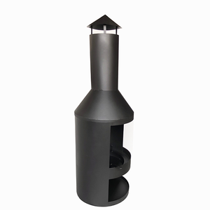 <span class=keywords><strong>Chimenea</strong></span> <span class=keywords><strong>Decorativa</strong></span> Portátil de Acero para Exteriores con Parrilla para Asados, Venta Directa de Fábrica - Product Image 1