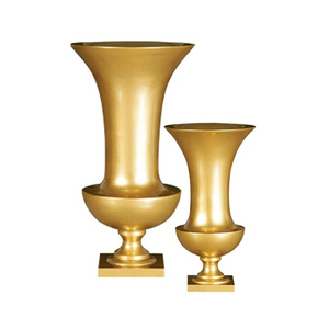 New <b>Unique</b> Design Gold Color Flower <b>Vase</b> Luxury Decorative Good Quality Metal Flower Pot Use for Event Decoration - Product Image 5