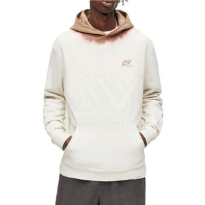 Sudadera con Capucha para Hombre 2024, al por Mayor, Personalizada, de Poliéster/Algodón, de Alta Calidad, Corte Regular, Transpirable, 350g, Lisa, Teñida, con Patrón Sólido, para Invierno - Product Image 1