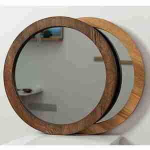 Alta demanda Hecho EN LA India Espejo vintage Marco de madera redondo moderno Calidad de exportación con alta calidad - Product Image 6