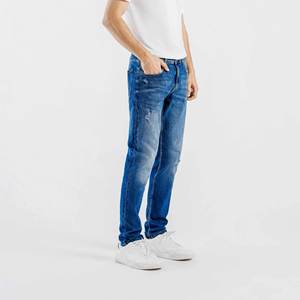 Pantalon en denim pour hommes de haute qualité pantalon cargo multi-poches à la mode jean personnalisé imperméable solide à motif 3D printemps hiver - Product Image 5