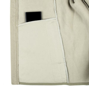 Vente en gros Veste à fermeture éclair en polaire Sherpa pour hommes avec poche poitrine Vêtements d'extérieur chauds pour l'hiver Logo personnalisé Mode décontractée Fourniture OEM - Product Image 6