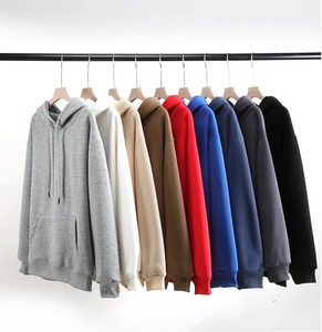 เสื้อฮู้ดดี้ทรงหลวม ผ้าฝ้าย 100% ระบายอากาศได้ดี มีกระเป๋า สำหรับผู้ชาย ลายพิมพ์ใหม่ บริการ OEM สำหรับฤดูหนาว - Product Image 5