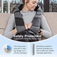 FLOMEVO Collier de massage chiropratique pour le dos, soulagement des douleurs cervicales, dispositif de traction cervicale, relaxant pour les épaules, étireur de cou
