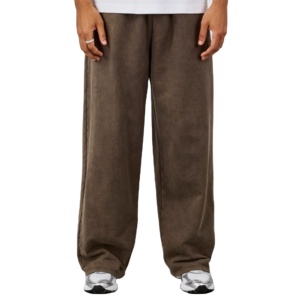 Pantalones de chándal anchos de algodón de 430 g/m² de alta gama para hombre, diseño oversize, personalizados, de tela gruesa, estilo acampanado - Product Image 1