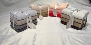 Ensemble de serviettes de bain 100% coton 4 en 1 et 3 en 1 pour les mains/le visage, élégantes et luxueuses, pour un cadeau, édition luxe pour la maison - Product Image 3