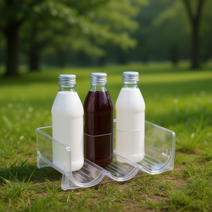 Zeller 6-Packs Bottle <b>Rack</b> <b>Storage</b> Holder <b>for</b> 3 Bottles - Product Image 3