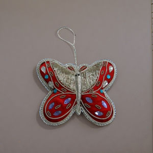 Adornos navideños hechos a mano de lujo con cuentas para festivales de vacaciones Decoraciones colgantes de estilo vintage-Ropa navideña personalizable - Product Image 4