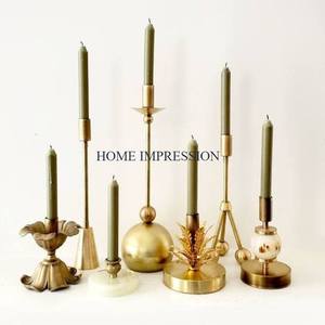 Conception différente couleur or Mini petits bougeoirs classique Table la plus vendue bougeoirs décoratifs utilisation du salon - Product Image 1