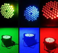 54*3w dmx512 54 pièces RGBW Led Parcan dj disco événement mariage scène intérieur led par lumière