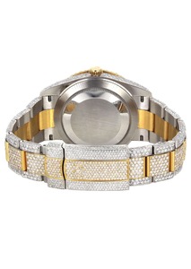 Relojes mecánicos de diamantes naturales con esfera de lujo totalmente helada para hombre de calidad superior a la venta a los mejores precios - Product Image 4