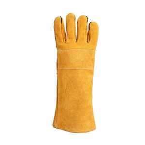 Guantes de soldadura de cuero con servicio OEM, precio asequible, personalizado, logotipo de su marca, nuevo diseño personalizado, los mejores guantes de soldadura de cuero - Product Image 5