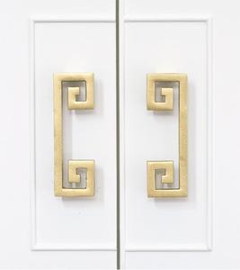 Poignées de porte de meubles en laiton d'inspiration antique, poignées de tiroir classiques pour les designs de meubles en bois pour une utilisation haut de gamme à la maison et à l'hôtel - Product Image 6