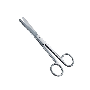 Tijeras de apósito de borde romo de acero inoxidable de calidad superior, tijeras quirúrgicas, tijeras de operación quirúrgicas manuales con acabado opaco - Product Image 1
