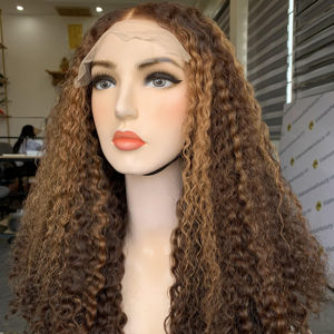 Cabello Humano Virgen Remy 100% Pre-Plucked HD para Pelucas con Cierre, Rizo Italiano, Trama Única, Vietnamita - Product Image 1