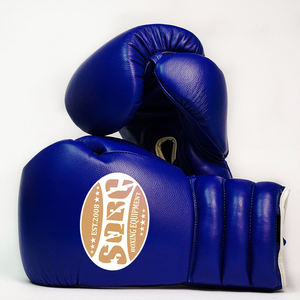 ถุงมือหนังทำด้วยมือมีการปิดที่ดีที่สุดพร้อมล็อคนิ้วหัวแม่มือถุงมือชกมวยโฟมสามชั้นหนังพรีเมี่ยม - Product Image 5