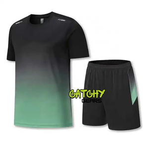 Venta al por mayor personalizable bádminton equipo deportivo camisetas diseño impreso uniforme Jersey para hombres fábrica-personalizado bádminton nacional - Product Image 5