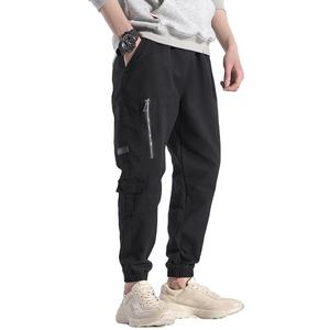 2025 personnalisé hommes pantalons coniques kaki cargo pantalons de jogging hommes jogger pantalons de survêtement pantalons de sport réfléchissants pour la sécurité de la mode - Product Image 1