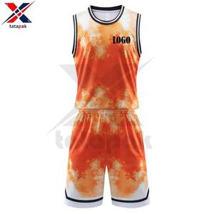 20025 logotipo personalizado y ropa de baloncesto con impresión de nombre 100% poliéster para equipo de adultos unisex venta al por mayor directo de fábrica - Product Image 3