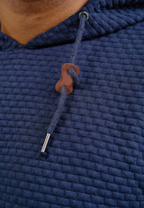 Sweats à capuche streetwear en molleton zippé, poids lourd, 100% coton, épaules tombantes, logo personnalisé, sweats à capuche surdimensionnés pour hommes, hiver - Product Image 6