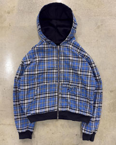 เสื้อฮู้ดผู้ชายผ้าฝ้าย100% สำหรับฤดูหนาวซักได้กรดเฮฟวี่เวทผ้าฝ้ายลายสก๊อตแบบกลับด้านดีไซน์เสื้อฮู้ดผ้าเทอร์รี่400 GSM - Product Image 4