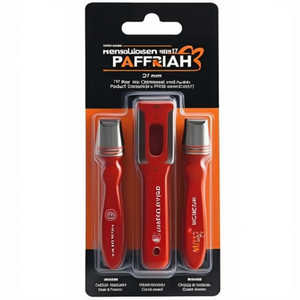 Cincel de hierro Henkellocheisen con mango rojo de 27 mm PAFFRATH Categoría de producto: Cinceles y punzones - Product Image 3