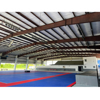 Estructura de Acero Ligero para Construcción de Estadios, Pabellón Deportivo Interior, Estructura Metálica para Cancha de Bádminton y Baloncesto en Venta