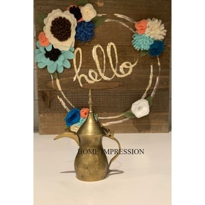 Arabia Dallah Modern Eco-Friendly Tea <b>Pot</b> Table <b>Coffee</b> <b>Pots</b> Designer Round Large Size Stainless Steel Top Home & Hotel Use - Product Image 1