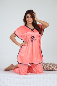 Pijamas de mujer de gran tamaño Ropa de salón de algodón de bambú Ropa de casa para mujer Pijamas Logotipo personalizado Ropa de dormir Pijama - Product Image 2