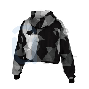 Top corto de moda para mujer, Sudadera con capucha con logotipo personalizado, sudaderas con capucha para parejas, camisetas informales para mujeres y hombres, ropa de calle y ropa deportiva - Product Image 2