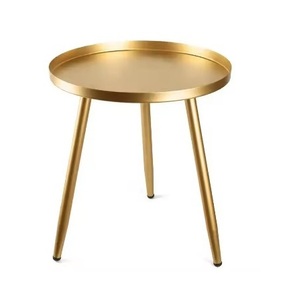 Nesting Coffee <b>Side</b> <b>Tables</b> with Birds Design Attractive Home Furniture Decorative Metal Base Low Price Living Room Furniture - Product Image 4