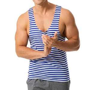 Débardeur de gymnastique imprimé avec logo personnalisé pour hommes Débardeur Stringer Muscle Fit Chemise d'entraînement de fitness Débardeur spandex Débardeur Singlet - Product Image 1