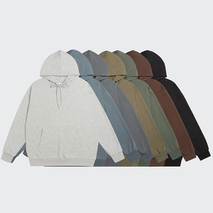 Venta al por mayor personalizado de gran tamaño Casual sudaderas con capucha sudadera personalizada para hombre con cordón - Product Image 5