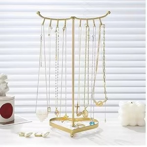 Soporte de joyería modesto para pendientes, collares, anillos, organizador sencillo y elegante para decoración de tocador y vestidor - Product Image 4