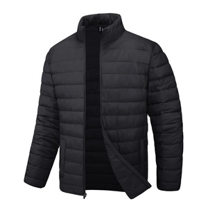 เสื้อแจ็คเก็ตพัฟเฟอร์ลายพรางสำหรับผู้ชาย สวมใส่สบาย ระบายอากาศได้ดี สีดำ ออกแบบเองได้ เหมาะสำหรับกิจกรรมกลางแจ้งในฤดูหนาว ราคาประหยัด - Product Image 1