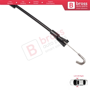 BDP68 Inner Door Release Locking Latch Bowden Cable Front 5P08370858 for Cordoba Toledo MK2 - Product Image 4